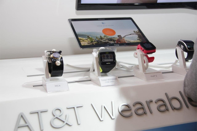 Wearables are big again at this year's conference, mirroring the trend seen at the Consumer Electronics Show in Las Vegas. AT&T has developed what it claims is a first in the wearable range, coming up with a "fashionable" smartwatch that eliminates the need to carry a bulky purse while out on the town.