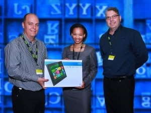 Prize winners at the recent Dac Systems event at Microsoft with partners Gijima and Nintex.