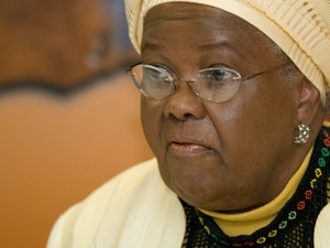 Late communications minister Ivy Matsepe-Casaburri is honoured.