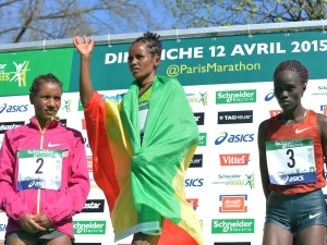 Paris Marathon winner.