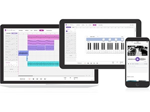 Soundtrap lets users finish work on a project and pick it up later on a different device.