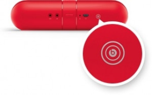 The Beats Pill XL can be identified by the Beats "b" logo on the speaker grille and the words "beats pill XL" on the handle.