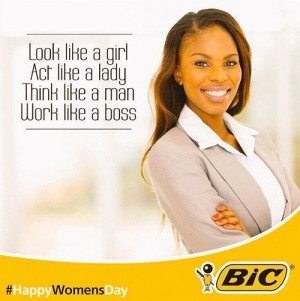 Bic's "empowering" Women's Day slogan probably brought Staedtler plenty of new customers.