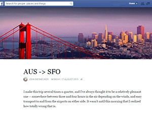 The redesigned Facebook Notes section is similar to popular blogging platform, Medium, notes a blogger.