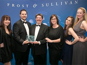 Some of the Edit Microsystems team at the Frost & Sullivan 2015 Best Practice Awards Banquet.