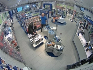 Image caption: Retailers can use video surveillance analytics such as heat maps to optimise store layouts and presentation of merchandise.
Image source: http://classic.www.axis.com/products/cam_m3006v/img/m3006v_snapshot_large.jpg
