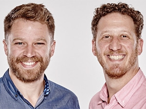 FitKey founders Evan Walther and Joshua Shimkin.