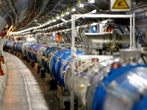 Inside the Large Hadron Collider experiment. (Pierre Albouy, Reuters)