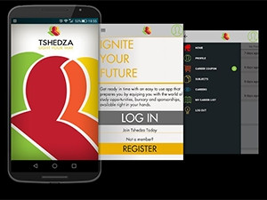 The TshedzaApp is an early career planning platform for high school learners.