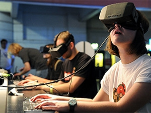 Virtual reality headset company Oculus VR was bought by Facebook last year for $2 billion. (Photograph by BagoGames)