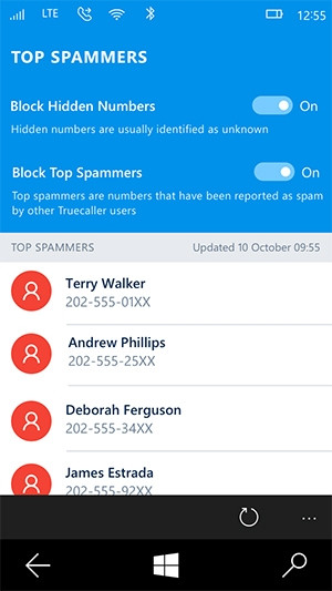 The new-version Truecaller app protects users against the 'Top Spammers' in a particular region.