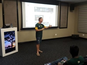 ECM Director, Francois Pienaar presenting at SharePoint Saturday.