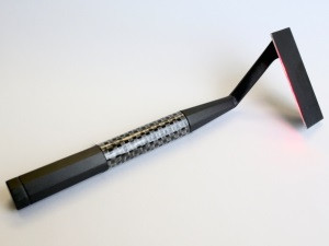 The Skarp laser razor boasts a lifespan of 50 000 hours, or over 100 years if used for an hour a day.