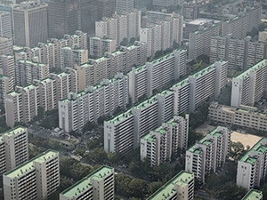 Apartment buildings in Seoul display an alarming degree of sameness.