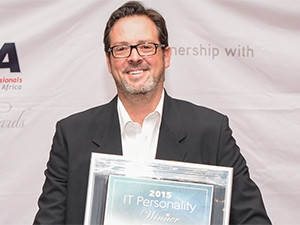 Niel Schoeman, founder and CEO of Vumatel, scooped the 2015 IT Personality award.