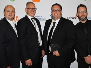 WNS leadership with Best Outsourced Contact Centre Award at BPESA BPO Awards.