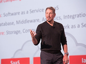 Eighty percent of enterprise apps will be in the cloud, and 80% from just two dominant vendors: Oracle founder Larry Ellison on stage at OpenWorld 2015.