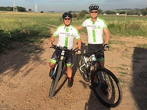 Team ITWeb powered by Dimension Data - Jean-Paul d'Abbadie, MD, Gaap Point of Sale; and Robert Mace, sales director at ITWeb