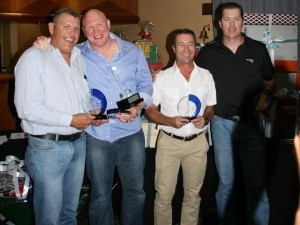 The winning fourball was from three6five: From Left to Right: Gys Geyer, Tyrone Carroll, Simon Shaw, Anton de Beer