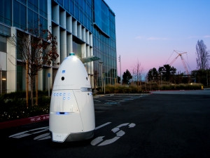 Knightscope's security robots for rent can move autonomously and collect a wide range of data. (Picture: Knightscope)