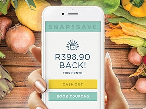 Cash-back couponing app SNAPnSAVE reached 130 000 users in nine months.