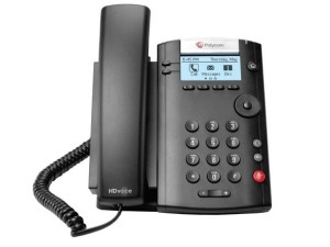 The Polycom entry-level VVX201 phone