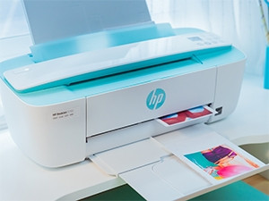 The DeskJet 3720 is "half the size" of most all-in-one printers, according to HP.