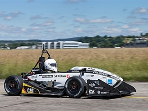 The Grimsel electric car reached 100km per hour in 1.513 seconds in Switzerland on Wednesday. Photo by ETH Zurich/ Allesandro Della Bella