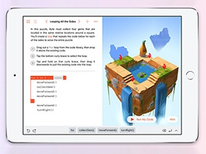 Apple's new Swift Playgrounds iPad app teaches coding in a creative way.