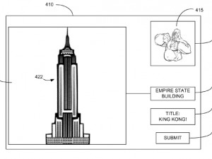 The Snapchat patent shows how the app will be able to recognise the Empire State Building, and give the user a location specific filter, like King Kong.