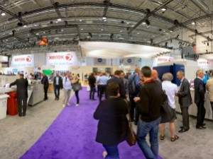 The Xerox stand at drupa 2016.