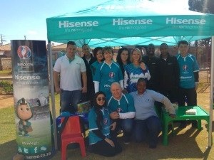 Hisense SA visited Rising Stars Day Care.