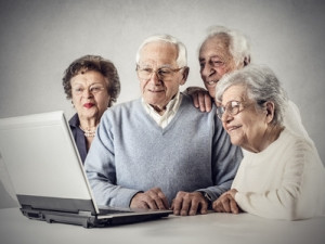 A study shows people over 60 are most likely to share, comment and engage on social media.