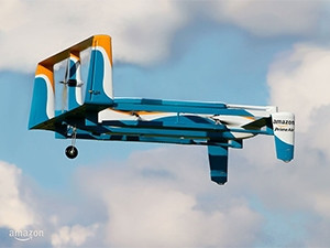 Amazon's future door-to-door delivery drones may be built specifically each time to suit the size and weight of the goods on board.