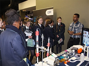 Career day exposed pupils to different areas of science such as drug discovery, radar and nanotechnology.
