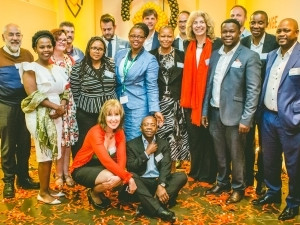 The launch of Orange Corners in South Africa was attended by representatives from the Embassy of the Kingdom of the Netherlands, executives from partner entities, and local associates and entrepreneurs.