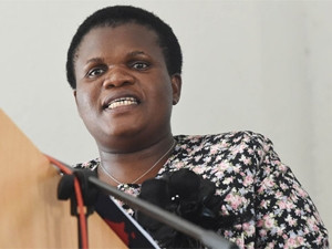 Former communications minister Faith Muthambi.