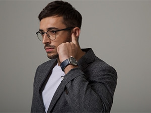 The smartwatch accessory lets users take calls simply by placing their fingertip to their ear.