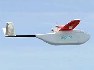 Zipline International has started using drones to deliver medical supplies to clinics in Rwanda.