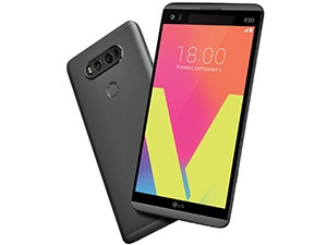 The LG V20 features two screens, three cameras and a removable battery.