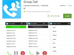 Group Call is for now only available in the Google Play store, but the company plans to bring it to Apple soon.