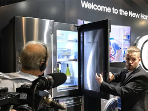 The Samsung French-door fridge with triple-cooling system.