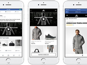 Adidas is making use of Facebook's new ad format.