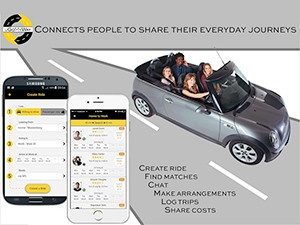 Ride-sharing app uGoMyWay aims to reduce traffic in Cape Town.