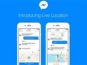 Messenger lets users share their location.