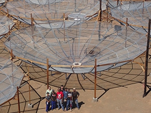 The Hera telescope is under construction at the SKA site in the Northern Cape.