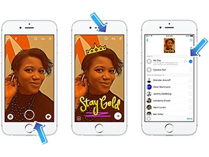Facebook Messenger adopts Snapchat's Stories feature.
