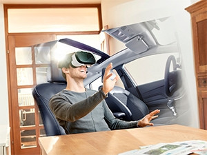Ford is testing virtual reality test driving.