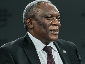 Telecoms and postal services minister Siyabonga Cwele. (Photo source: WEF)