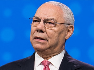 Retired US general Colin Powell.